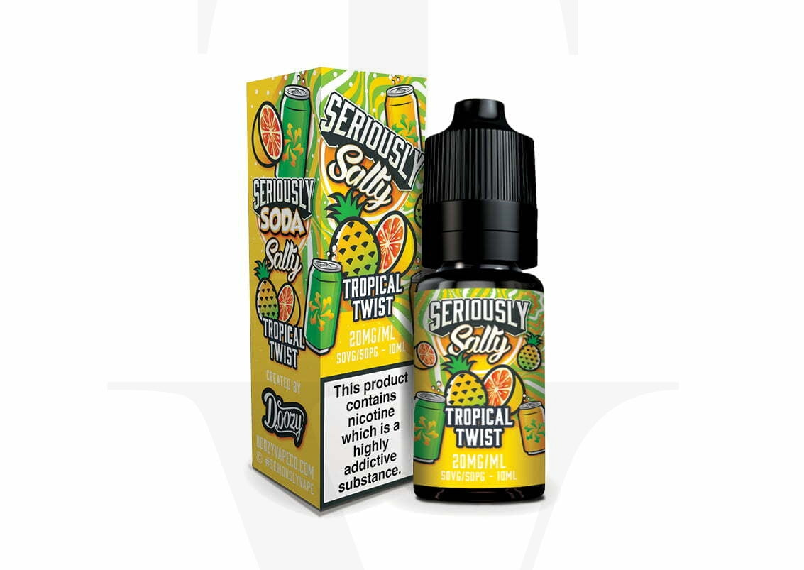 Doozy Seriously Salty Range Nic Salt Vape E Liquid 50/50 10 & 20mg 10 x 10ml
