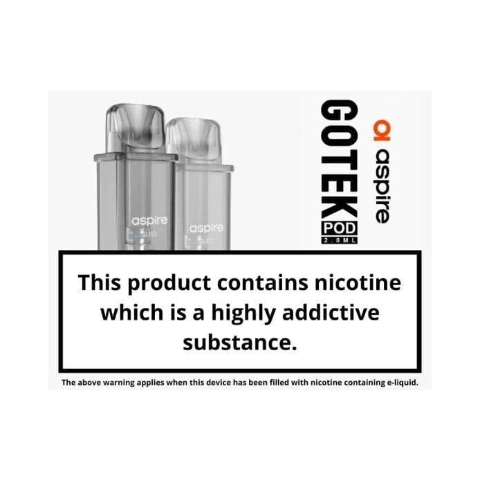Aspire Gotek X 0.8 Replacement Pods (2PC)