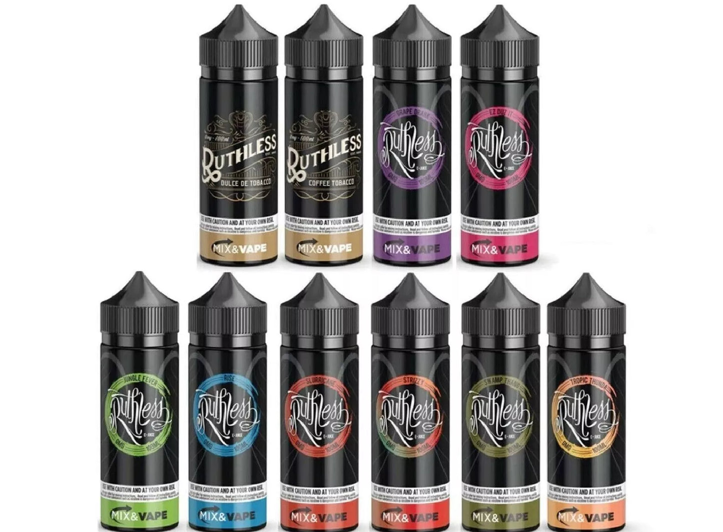 Ruthless 100ml 0mg Shortfill E Liquid