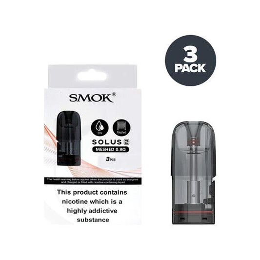 Smok Solus 2 Meshed 0.9 OHM Replacement Pods (3PC)