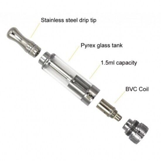 Aspire K1 Tank Glassomizer BVC (1.5ML)