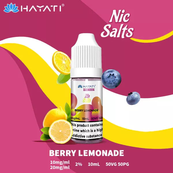 Hayati Pro Max 10ml Nic Salt 10mg 20mg (PACK OF 10)