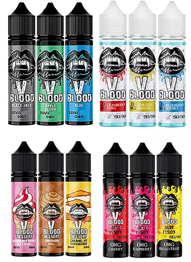 V Blood 0mg 50ml Shortfill E-Liquid