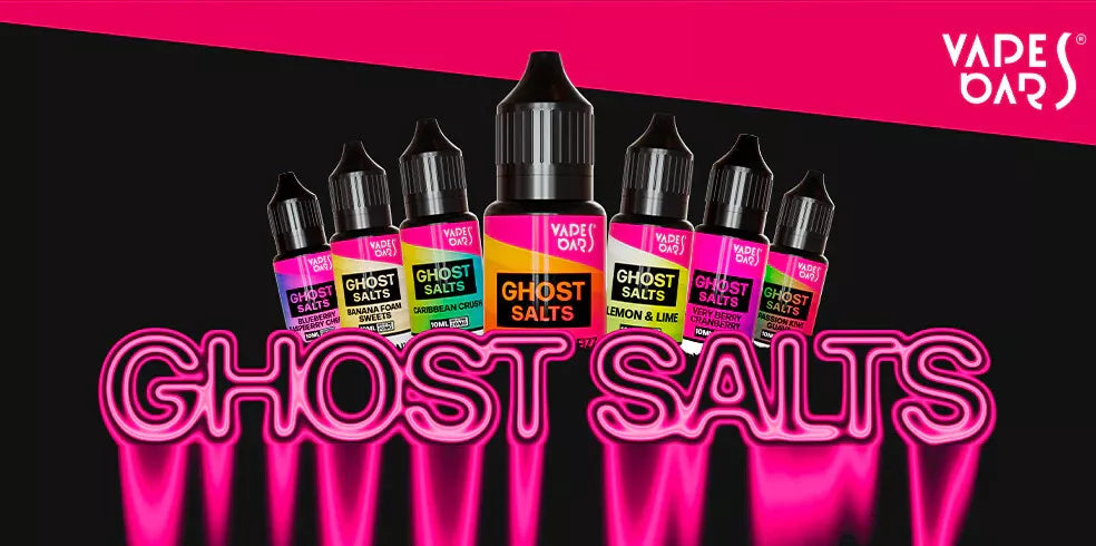 Vapes Bars Ghost 10ml Nic Salt 10mg&20mg PACK OF 10