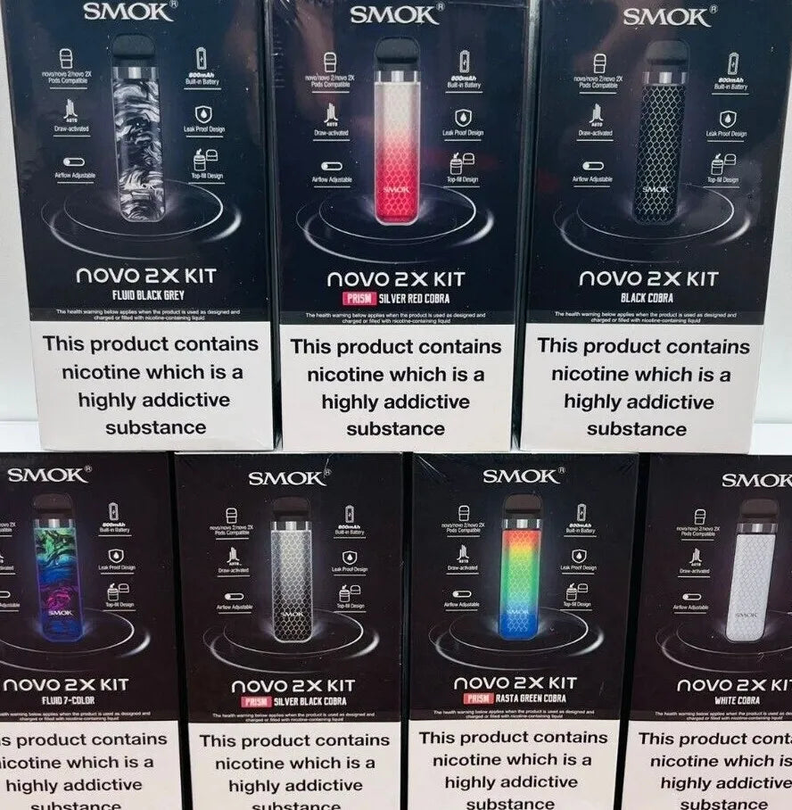 Smok Novo 2X Pod System Kit 800mAh Smoke Shop Smok Novo 2X Pod System Kit 800mAh Smoke Shop