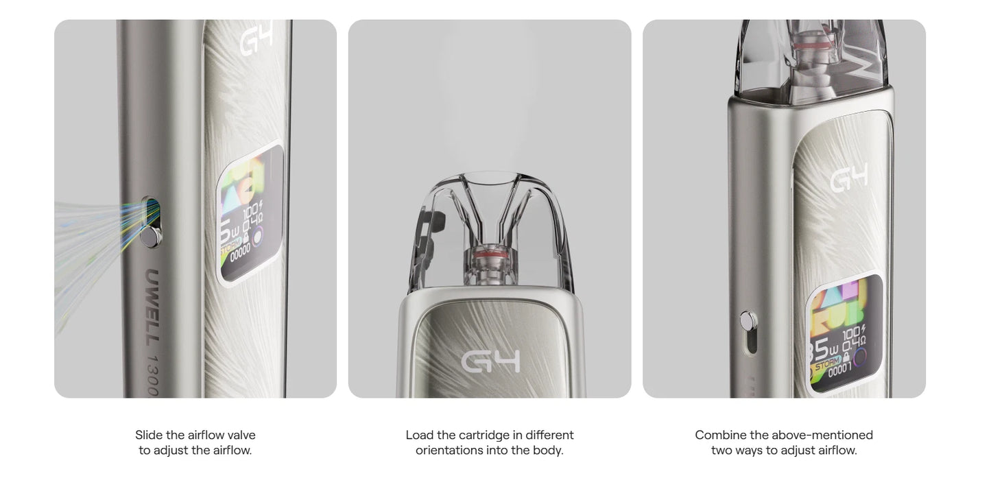 UWELL | Caliburn G4 Pod Kit | 35W | 1300mAh | G3 / GPP Pod Compatible