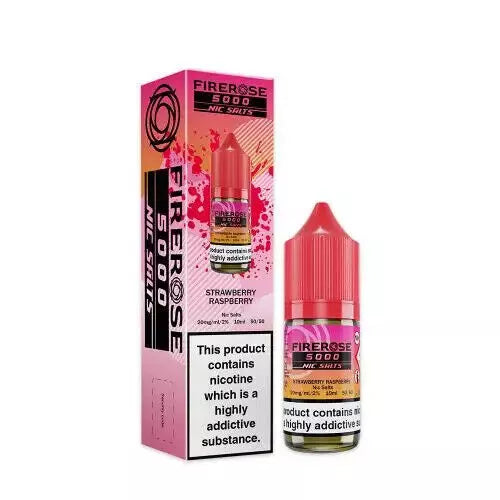 Firerose 5000 Nic Salts 10ml E Liquid 10mg|20mg 50/50 VG/PG (PACK OF 10)