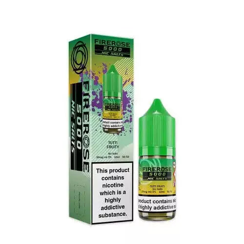 Firerose 5000 Nic Salts 10ml E Liquid 10mg|20mg 50/50 VG/PG (PACK OF 10)
