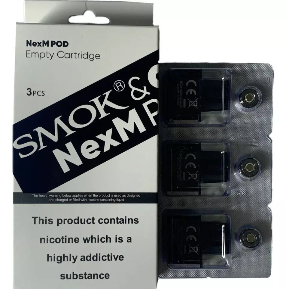 OFRF & SMOK | NexMesh Pod Replacement Pods | Empty / No Coil | Pack of 3 |