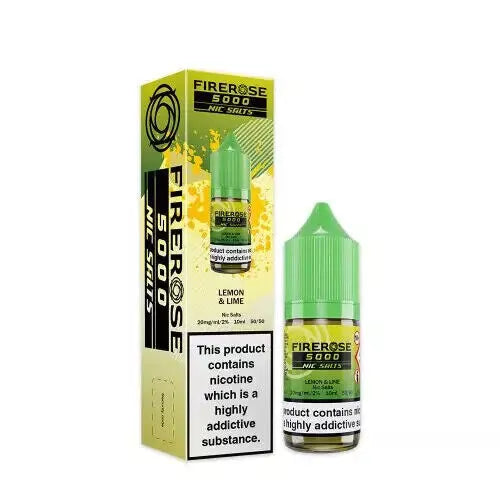 Firerose 5000 Nic Salts 10ml E Liquid 10mg|20mg 50/50 VG/PG (PACK OF 10)