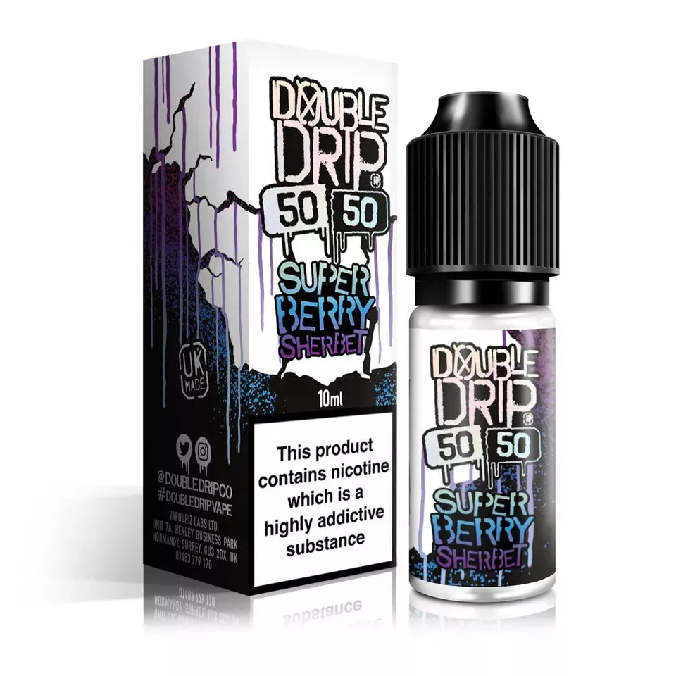 Double Drip 10 X 10ml E Liquid 50/50 3mg 6mg