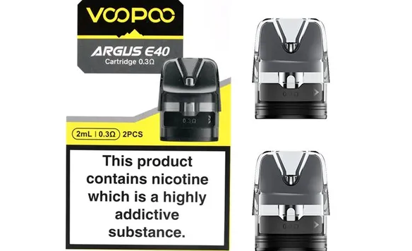 Voopoo Argus E40 pods 0.3ohm 0.45ohm 0.6ohm 2ML Pods Pack of 2 Pods