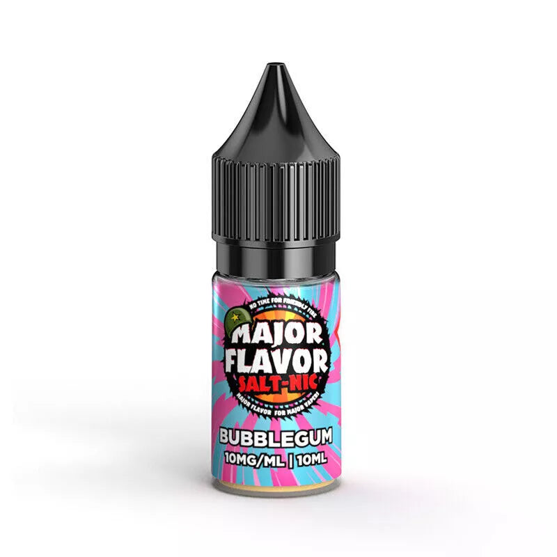 Major Flavor Salts 10ml Nic Salt 10mg & 20mg (PACK OF 10)