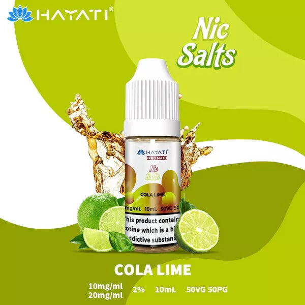 Hayati Pro Max 10ml Nic Salt 10mg 20mg (PACK OF 10)