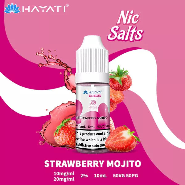 Hayati Pro Max 10ml Nic Salt 10mg 20mg (PACK OF 10)