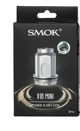 Smok V18 Mini Replacement Coils Meshed Atomisers 0.2 0.33 Ohm (3PC)