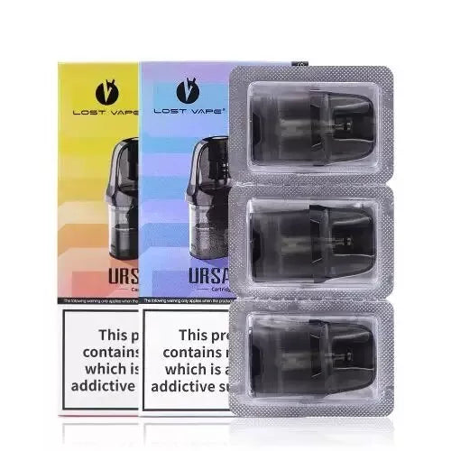 Lost Vape Ursa V2 Replacement Pod Cartridges 0.6Ω/0.8Ω(Pack of 3)