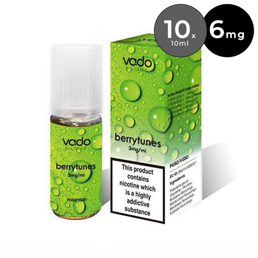 Vado 6mg 10ml E-Liquid (Pack of 10)
