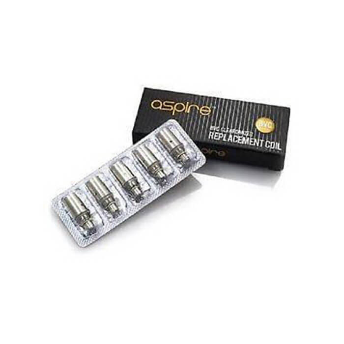 Aspire BVC Replacement Coils 1.6 OHM (3.0-4.2V) (pack of 5)