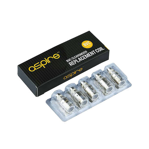 Aspire BVC Replacement Coils 1.6 OHM 1.8 OHM (pack of 5)