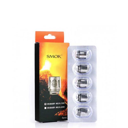 Smok V8 Baby M2 Replacement Coils 0.25 OHM (pack of 5)