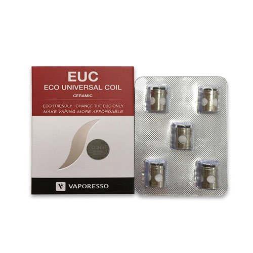 Vaporesso EUC Ceramic Replacement Coils 0.3 OHM (pack of 5)