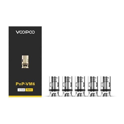 Voopoo PnP-VM6 Mesh Replacement Coil 0.15 OHM (pack of 5)