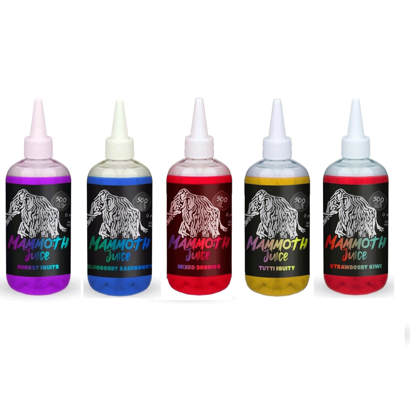 Mammoth Juice 0mg 500ml Shortfill E-Liquid