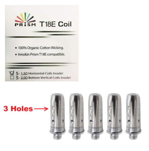 Innokin Endura T18E Replacement Coils 1.5 OHM (pack of 5)
