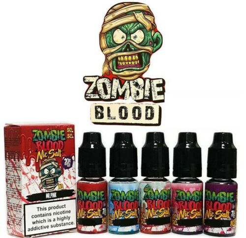 Zombie Blood 10ml Nic Salt E-Liquid (PACK OF 5) Smoke Shop Zombie Blood 10ml Nic Salt E-Liquid (PACK OF 5) Smoke Shop
