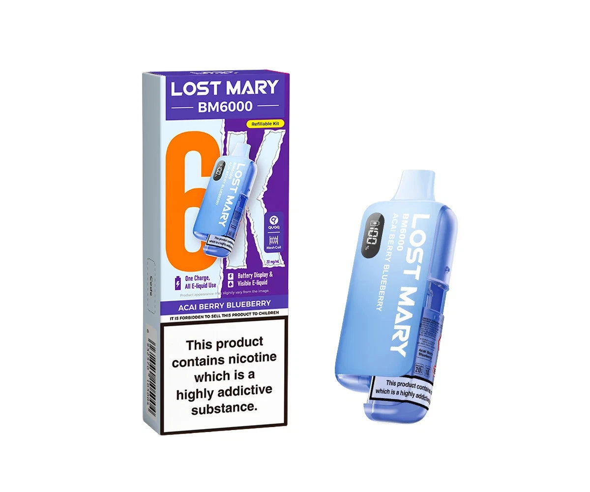 Lost Mary BM6000 Refill Rechargeable Kit - 20mg