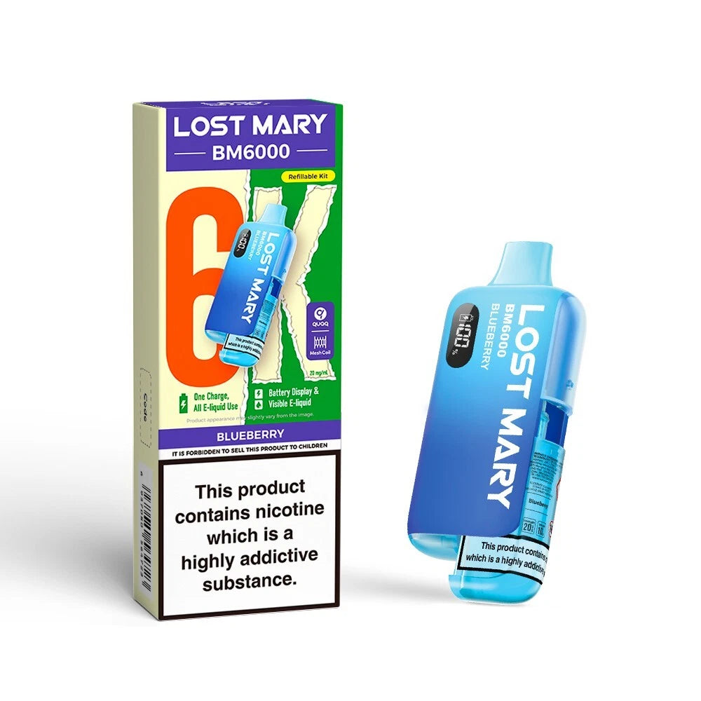 Lost Mary BM6000 Refill Rechargeable Kit - 20mg