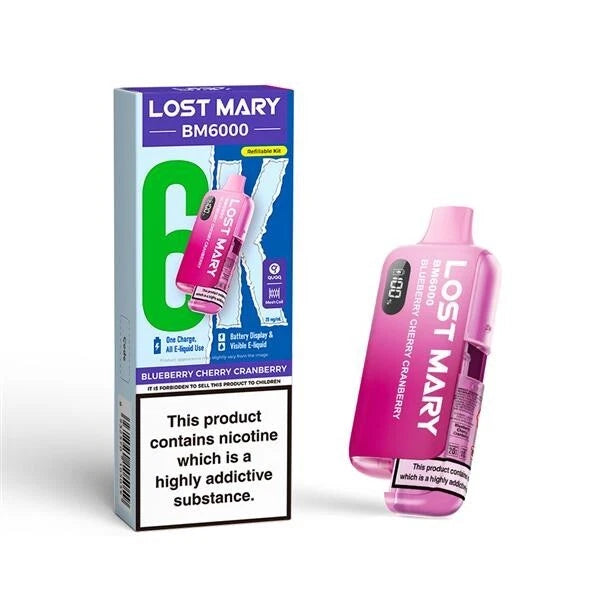 Lost Mary BM6000 Refill Rechargeable Kit - 20mg