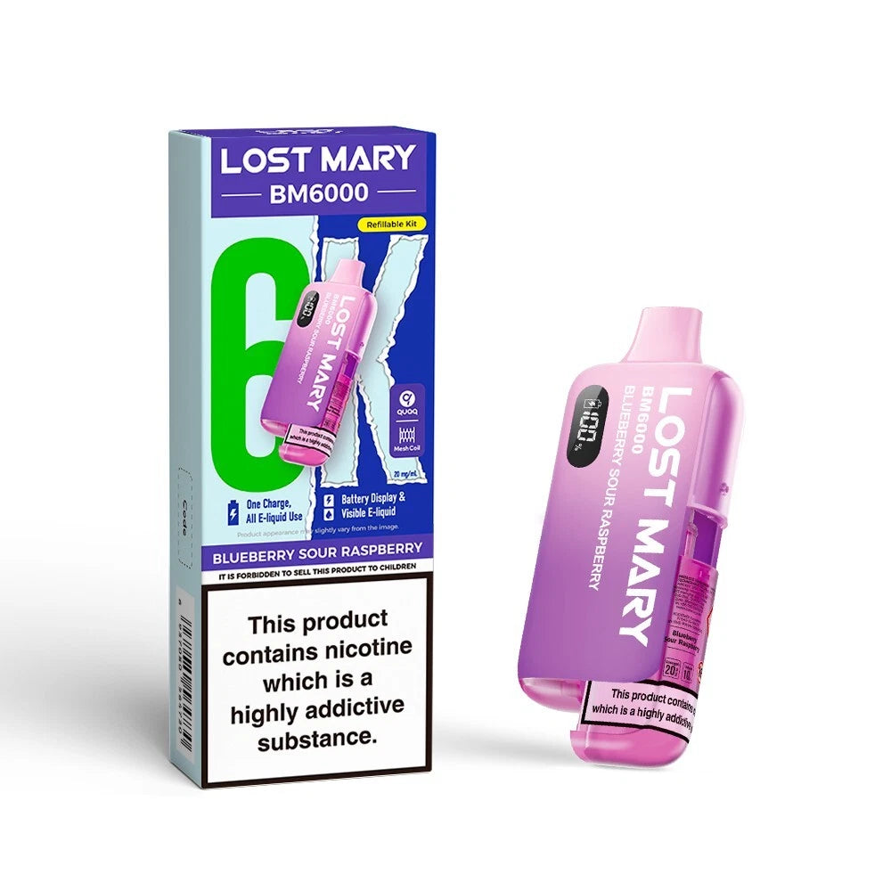 Lost Mary BM6000 Refill Rechargeable Kit - 20mg