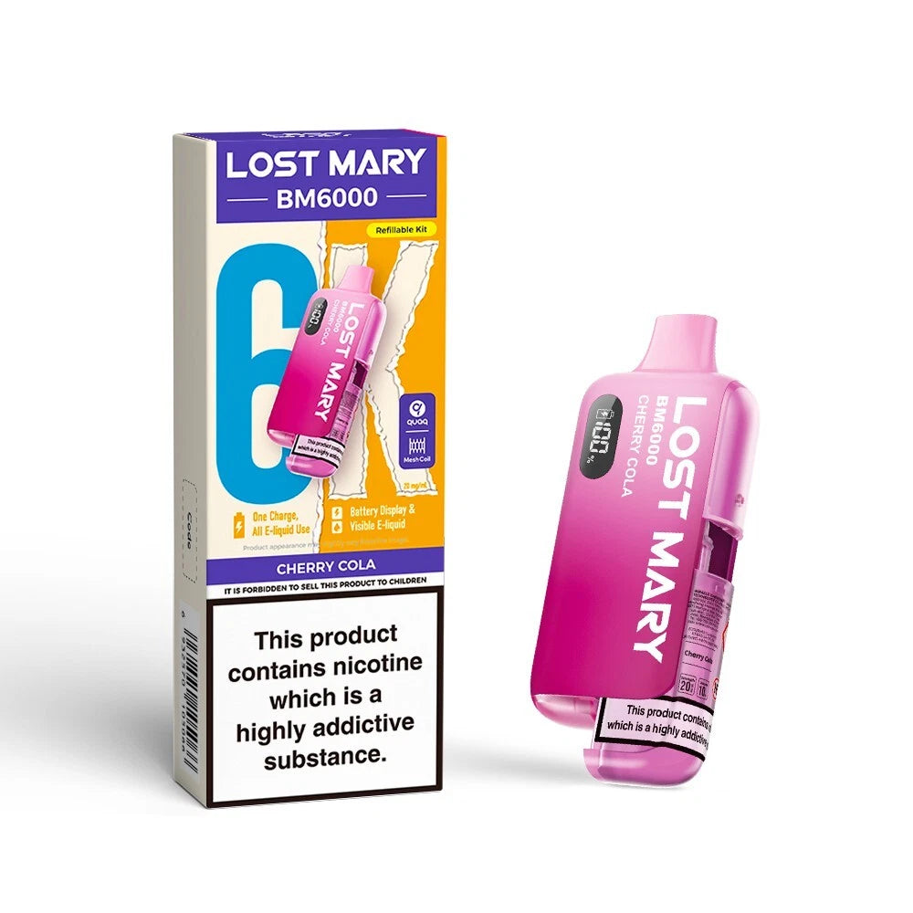 Lost Mary BM6000 Refill Rechargeable Kit - 20mg
