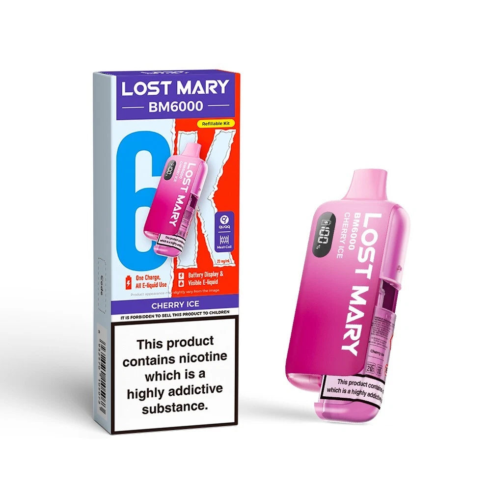 Lost Mary BM6000 Refill Rechargeable Kit - 20mg