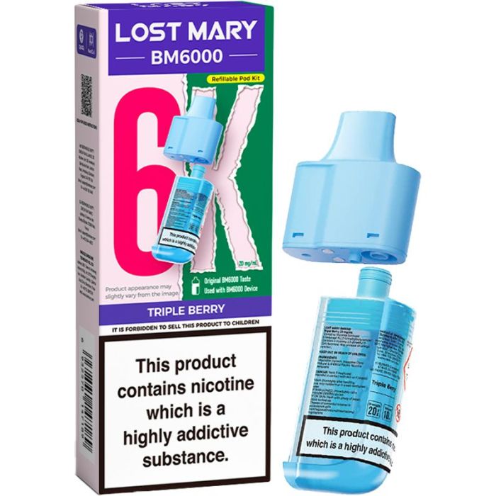 Triple Berry Lost Mary BM6k Refill Pods