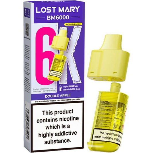Double apple Lost Mary BM6k Refill Pods