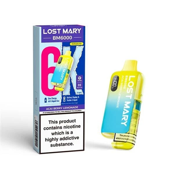 Lost Mary BM6000 Refill Rechargeable Kit - 20mg