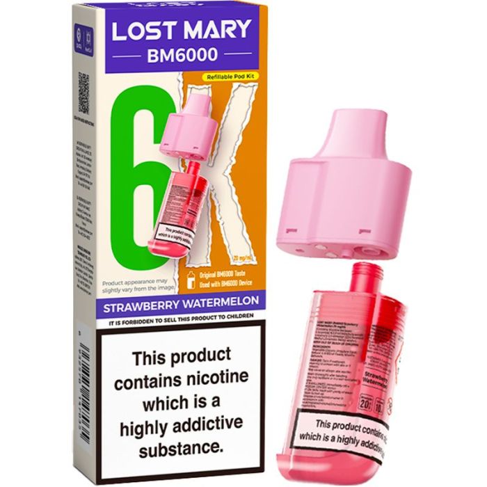 Strawberry Watermelon Lost Mary BM6k Refill Pods