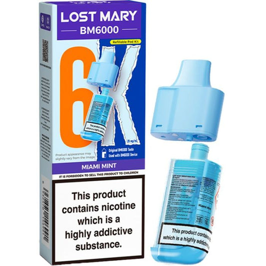 Miami Mint Lost Mary BM6k Refill Pods