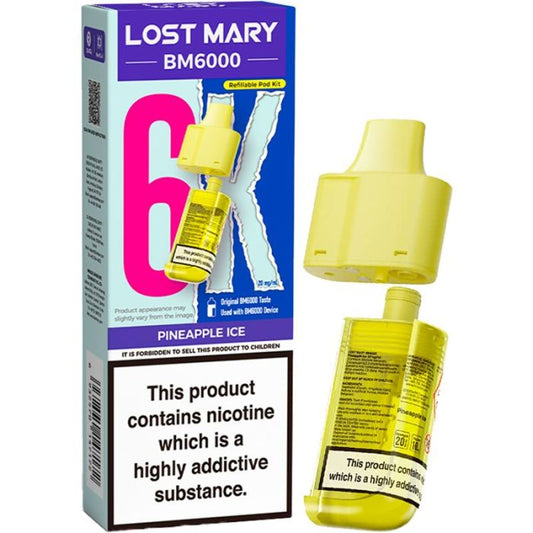 Pineapple Ice Lost Mary BM6k Refill Pods
