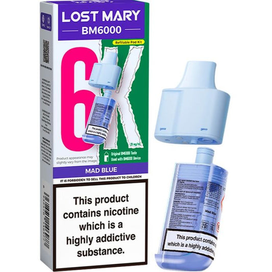 Mad Blue Lost Mary BM6k Refill Pods
