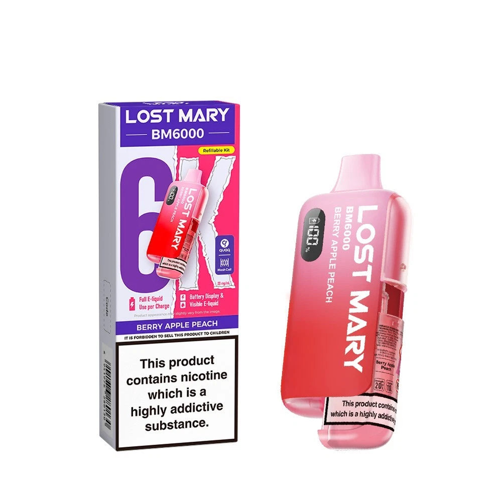 Lost Mary BM6000 Refill Rechargeable Kit - 20mg