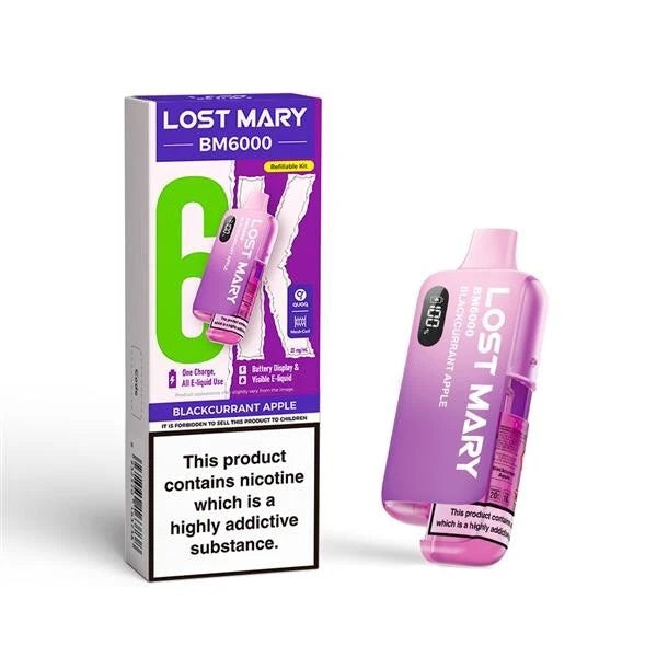 Lost Mary BM6000 Refill Rechargeable Kit - 20mg