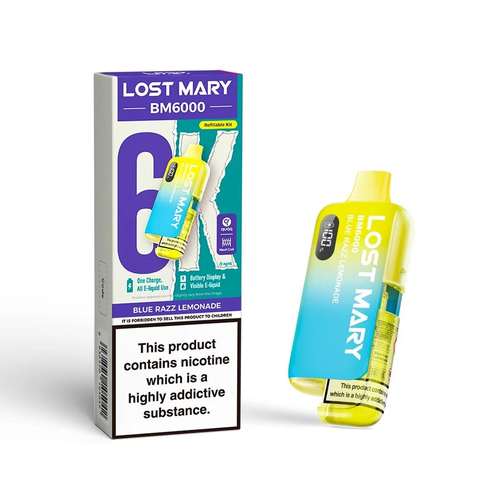 Lost Mary BM6000 Refill Rechargeable Kit - 20mg