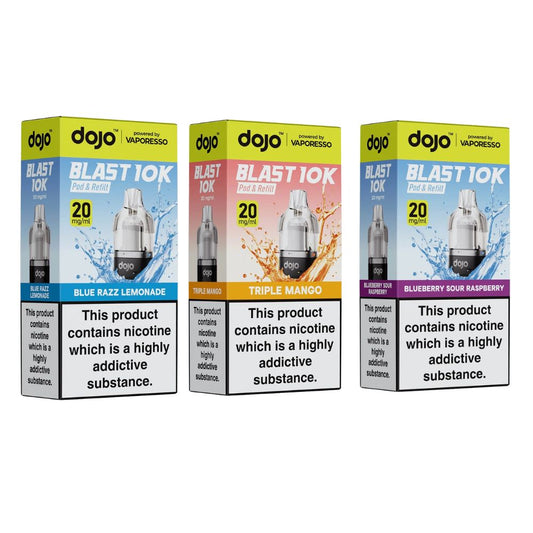 Vaporesso Dojo Blast 10K Pod & Refill – Full Pack of 5