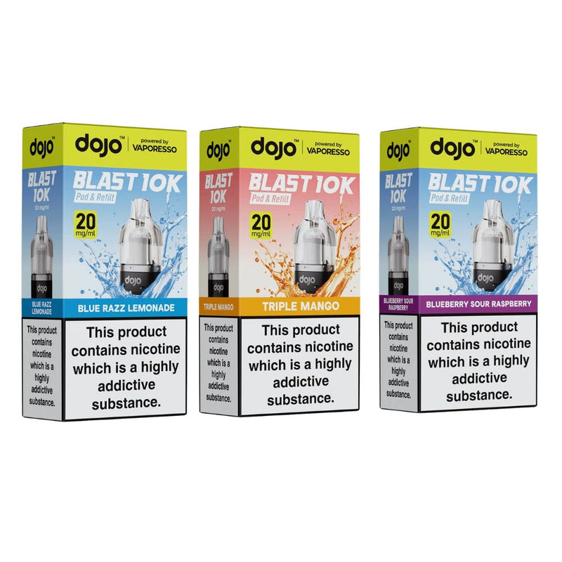 Vaporesso Dojo Blast 10K Pod & Refill – Full Pack of 5