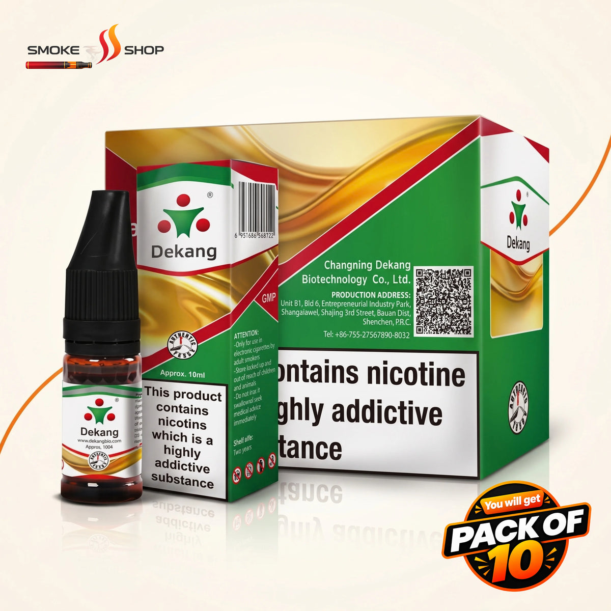 DEKANG E Liquid Juice 10ml - ECIG UK Seller