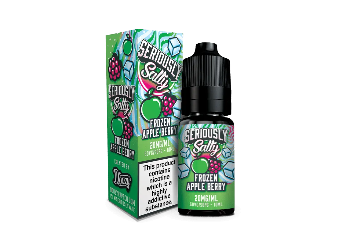Doozy Seriously Salty Range Nic Salt Vape E Liquid 50/50 10 & 20mg 10 x 10ml